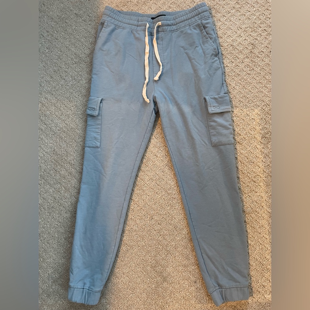 Baby blue RSQ joggers from Tilly’s